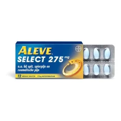 Aleve Select bij o.a. Rugpijn Spierpijn en Gewrichtspijn 12 tabletten