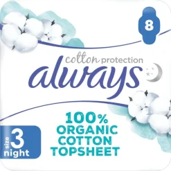Always Maandverband Bio Cotton Night