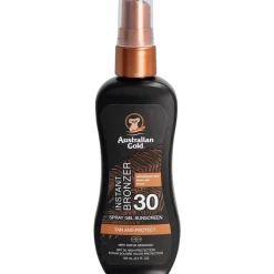 Australian Gold Instant Bronzer Zonnebrand Spray Gel SPF30 100 ML