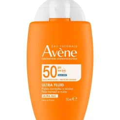 Avène Ultra Fluid Invisible Zonnebrand Gezicht SPF50 50 ML