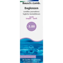 Bausch + Lomb DagLenzen -3,00 30 stuks