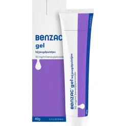 Benzac Gel bij Jeugdpuistjes 50 ML
