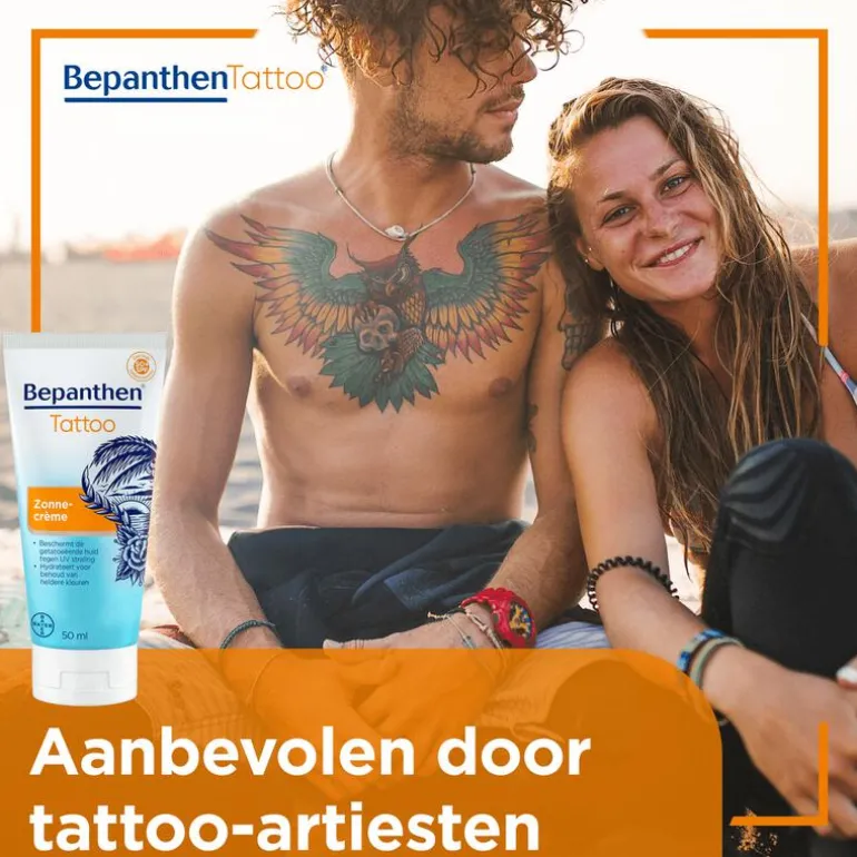 Bepanthen Tattoo Zonnecreme SPF50 50 ML