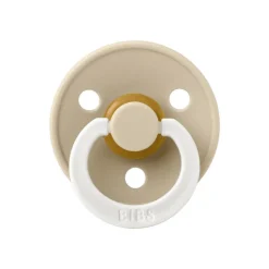 BIBS Anatomische Glow in the Dark Fopspeen 2 Pack Natuurlijk Rubber Sage/Rubber Maat 2