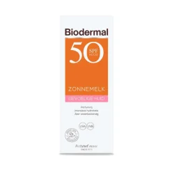 Biodermal Gevoelige Huid Zonnemelk SPF50+ 200 ML
