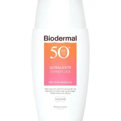 Biodermal Ultralichte Zonnefluïde Gezicht SPF 50+ 40 ML