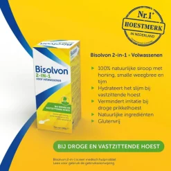 Bisolvon 2-in-1 Bij Droge En Vastzittende Hoest 133 ML