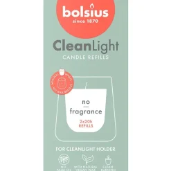 Bolsius Navulling Clean Light pack 2 Zero