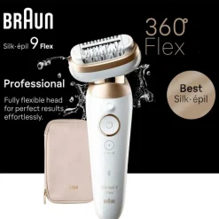 Braun Epilator Silk-épil 9 Flex met 360 Flex Kop