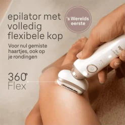 Braun Epilator Silk-épil 9 Flex met 360 Flex Kop