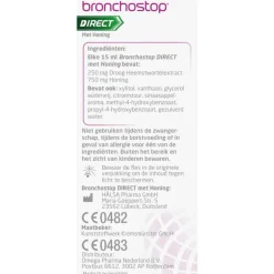 Bronchostop Direct Hoestdrank met Honing 120 ML
