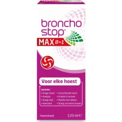 Bronchostop Max 8in1 Hoestdrank 120ML