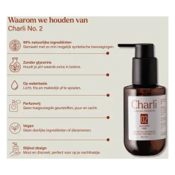 Charli No. 2 Glijmiddel - Glycerinevrij 100 ML