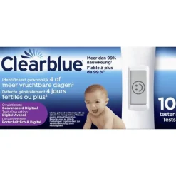 Clearblue Geavanceerde Digitale Ovulatietestset 10 Stuks