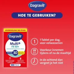 Dagravit Vitaal 50+ 100 tabletten