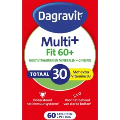 Dagravit Vitaal 60+ Totaal 30 Xtra 60 tabletten