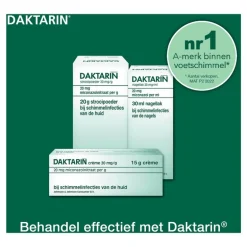 Daktarin Miconazolnitraat bij Schimmelinfecties Crème 20 MG/G 30 GR
