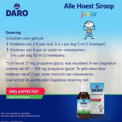Daro Alle Hoest Siroop Junior 150 ML