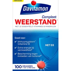 Davitamon Compleet Weerstand Met Vitamine C & D 100 Stuks