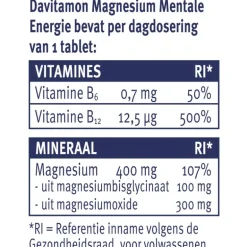 Davitamon Magnesium Mentale Energie 30ST