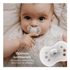 Difrax Dynamic Fopspeen 0-6M Night&Day Girl