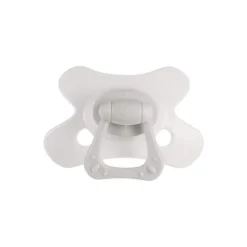 Difrax Fopspeen Natural 6 Maanden Donkergrijs BPA-vrij