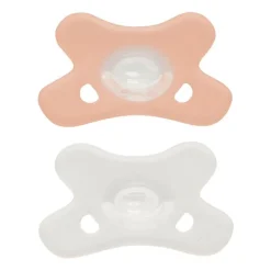 Difrax Fopspeen Natural Siliconen Blossom/Wit 0-6 Maanden