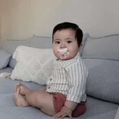 Difrax Fopspeen Naturel Pink Opal 6 Maanden