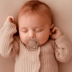 Difrax LOVI Prime Fopspeen 6-18 Maanden Nude/Blush BPA-vrij