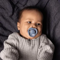 Difrax LOVI Prime Fopspeen Baby Blue/Blue 0-6 maanden