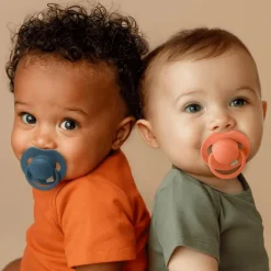 Difrax LOVI Prime Fopspeen Granola/Orange18+ maanden