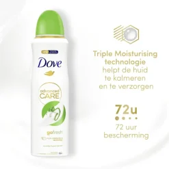 Dove Advanced Care Cucumber & Green Tea Deodorant Spray 200 ML