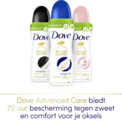 Dove Advanced Care Original Anti-Transpirant Deodorant Spray 100 ML