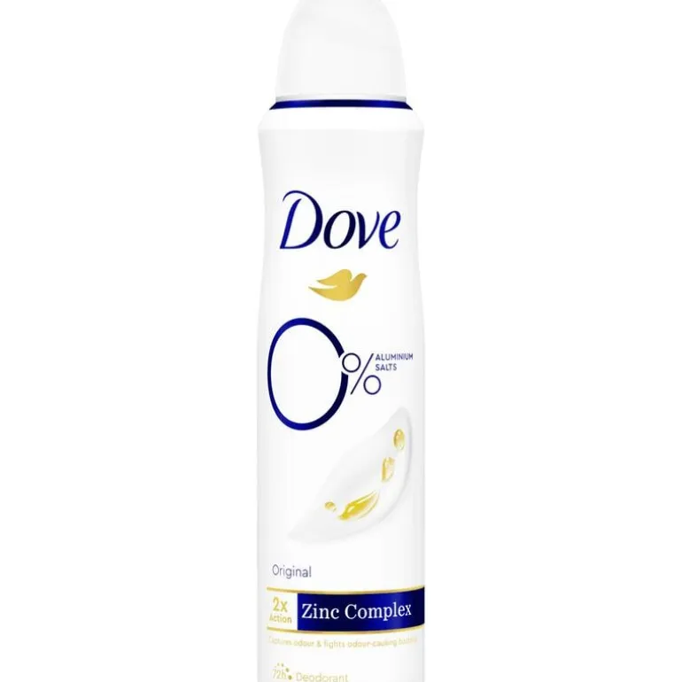 Dove Original 0% Deodorant Spray 150 ML