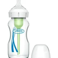 Dr. Brown’s Anti-Colic Brede Halsfles Glas 270 ML