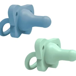 Dr. Brown's HappyPacci Fopspeen Blauw & Groen 2 stuks