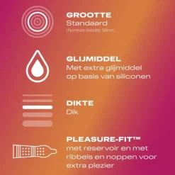 Durex Condooms Pleasure Me met Ribbels 10 stuks