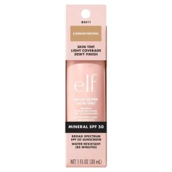e.l.f. Halo Glow Skin Tint SPF50 8 Medium Neutral