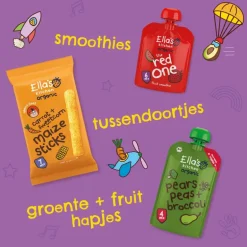 Ella's Kitchen Pruimen Biologisch Knijpfruit 4+ Maanden 70 GR