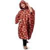 ETOS 3 in 1 regenponcho roze bruin