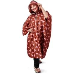ETOS 3 in 1 regenponcho roze bruin