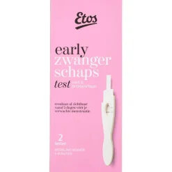 Etos Early Zwangerschapstest 2 stuks