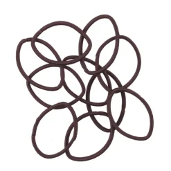 Etos Elastieken Metaalvrij Bruin 10St