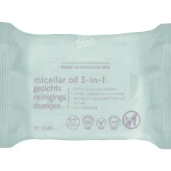 Etos Micellar Oil 3-in-1 Face Cleansing Wipes 25 stuks