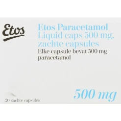 Etos Paracetamol 500 MG Liquid Caps 20