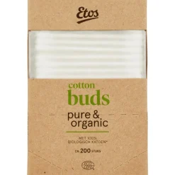Etos Pure & Organic Wattenstaafjes 200 stuks