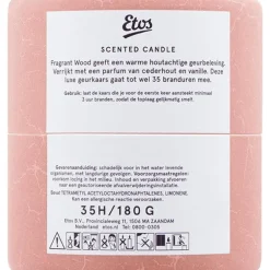 Etos Scented Glass In Sliding Tube Fragrant Wood