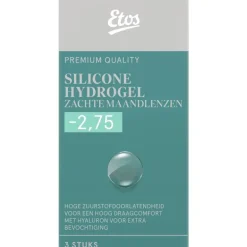 Etos Silicone Hydrogel Zachte Maandlenzen -2.75 3st.