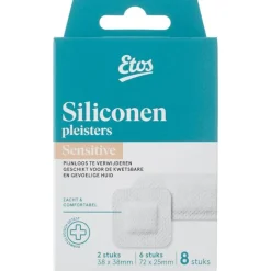 Etos Siliconen Pleisters Sensitive 8 Pleisters