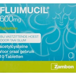 Fluimucil 600 mg Acetylcysteïne Tabletten